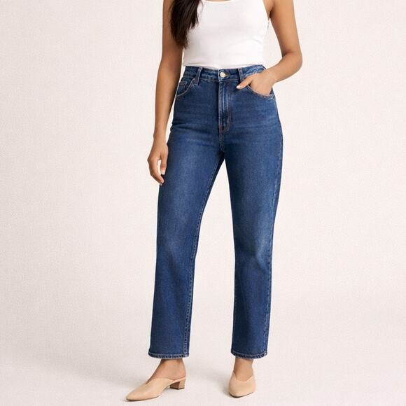 Abercrombie & Fitch Denim - Abercrombie & Fitch The Ankle Straight Ultra High Rise Jeans - Size 27